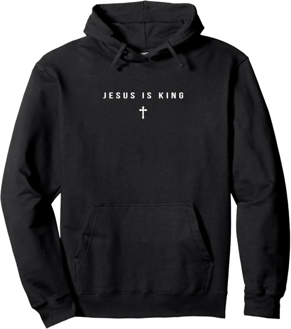 Jesus King Minimalist Hoodie